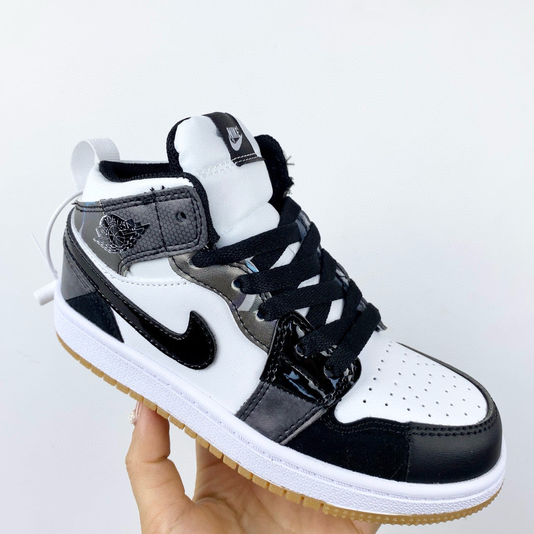 Joe 1 high top stitching" white, black"