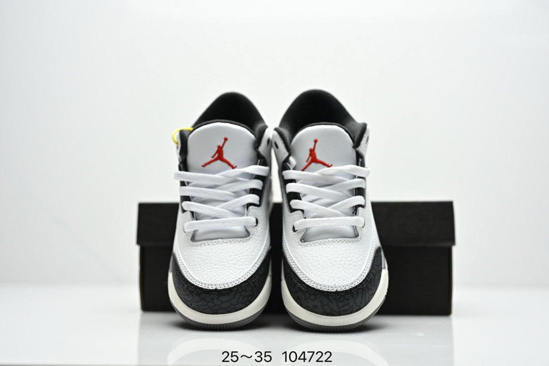 Joe 3" white, black"