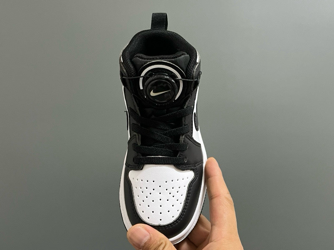 Joe 1 Zhongbang lock children's sports shoes" white, black"