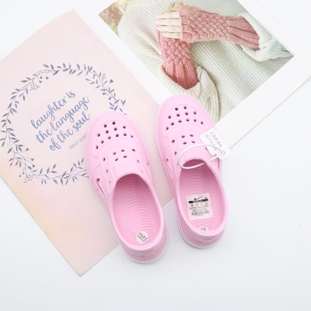 Nike Air Force Hole Shoes Beach Sandals" Pink"