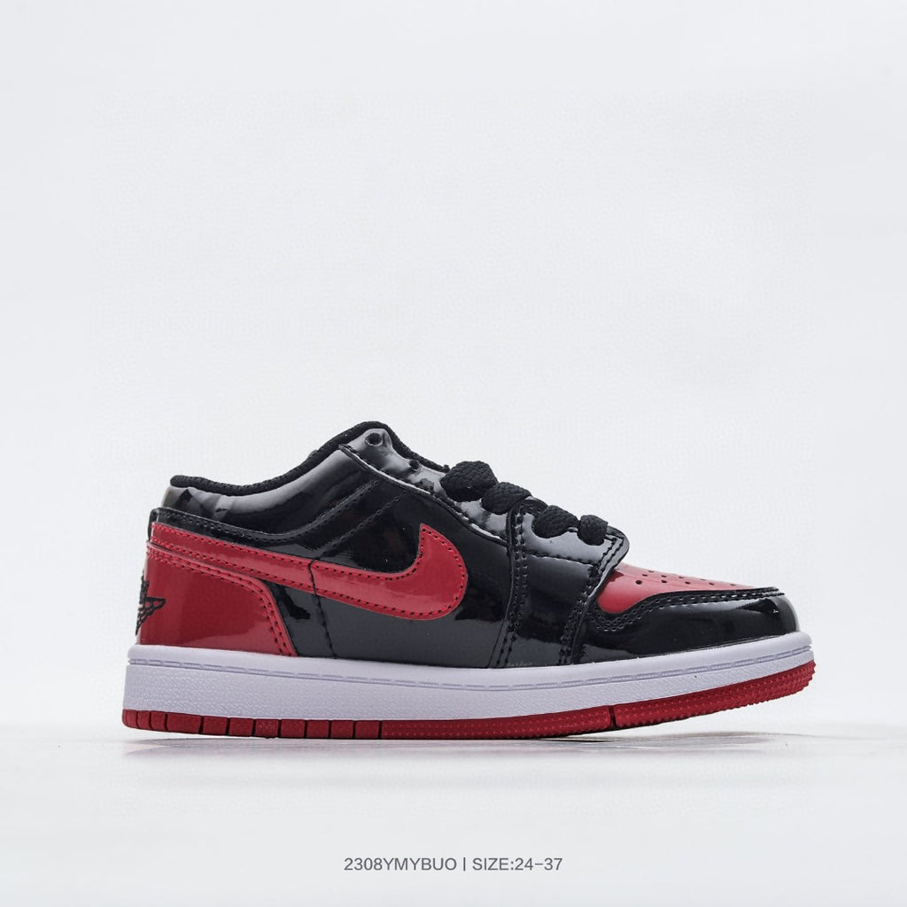 Joe 1 low-top children's shoes" black, red"