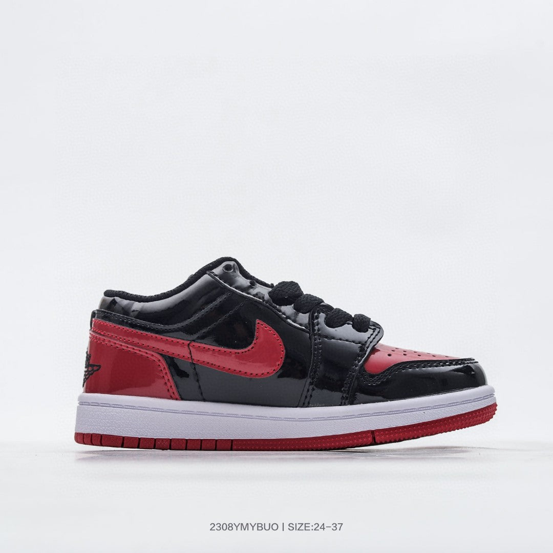 Joe 1 low-top children's shoes" black, red"