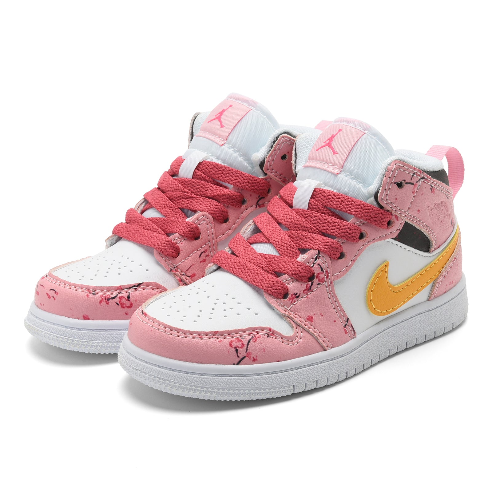 AJ-127" white, pink"