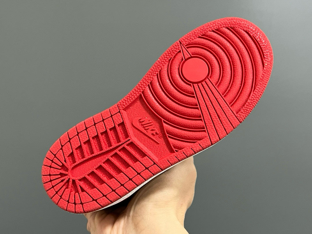Qiaoyi mid-cut buckle children's shoes" white, black, red"