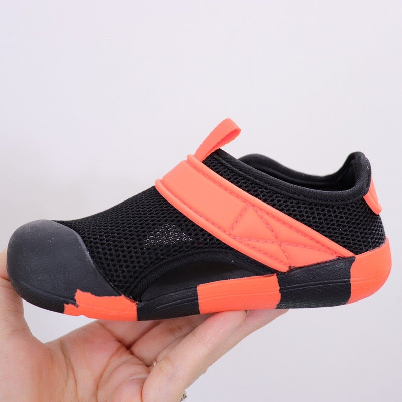 Adidas 3.0 Baotou mesh sandals" black, orange"