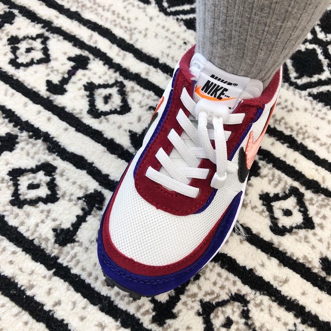 Nike Waffle Casual Jogging Shoes Deconstructed Double Hook