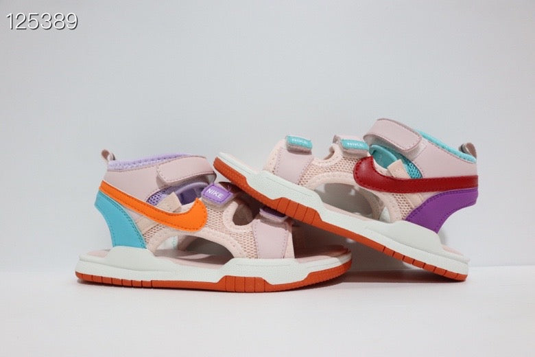 NK high top Velcro children's sandals "light pink"