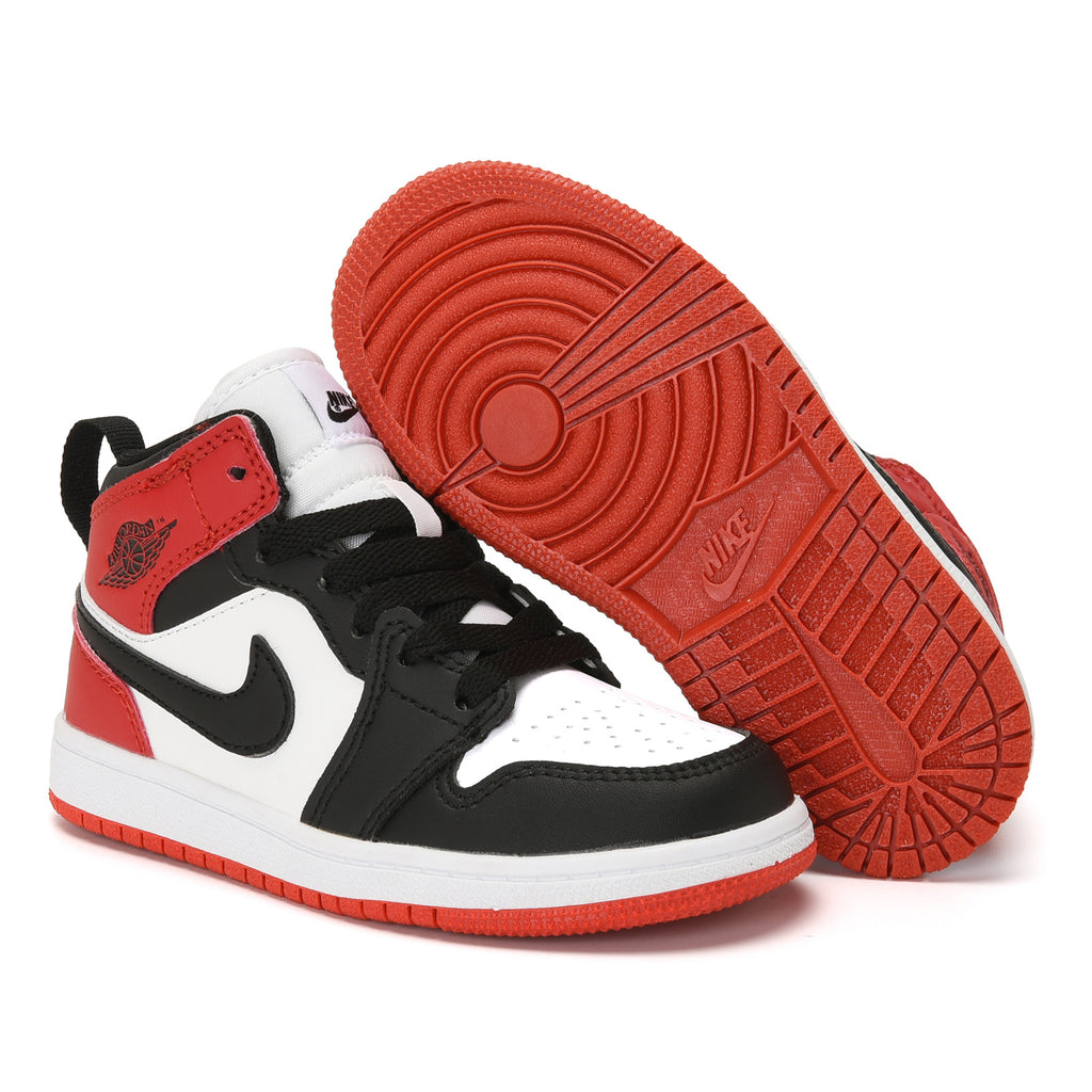 AJ-112" black, white, red"