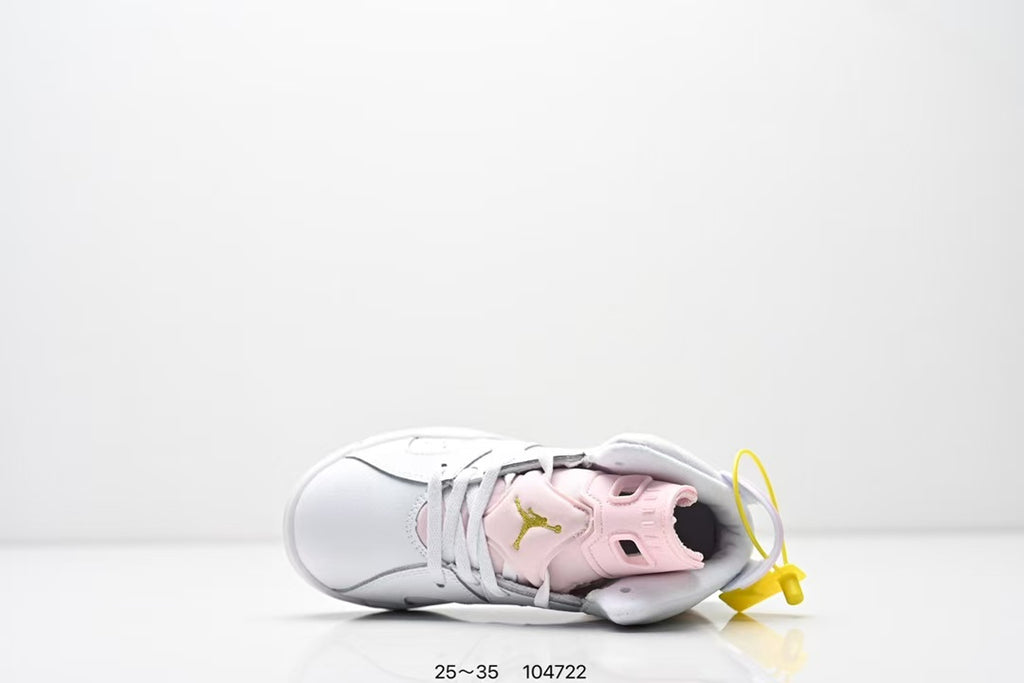 Joe 6 split leather children's shoes "white, pink"