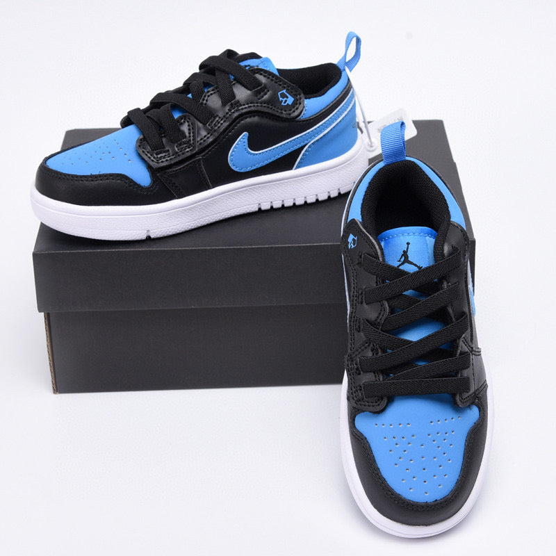 Joe 1 magic buckle children's shoes" black, blue"