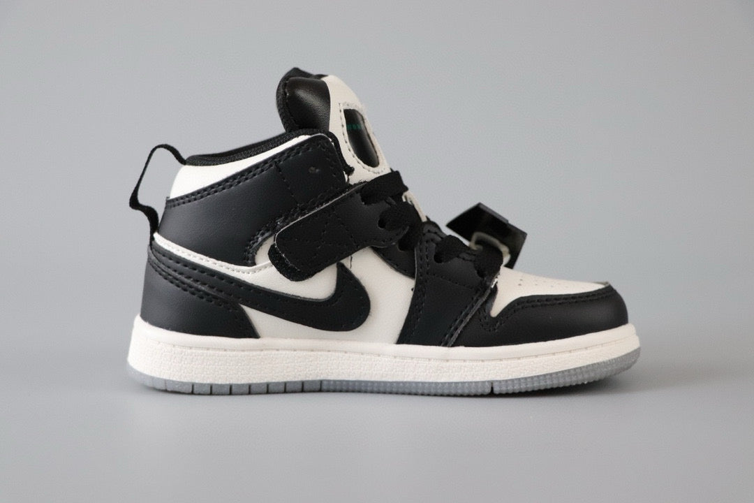 AJ Jordan Panda Light Shoes" white, black"