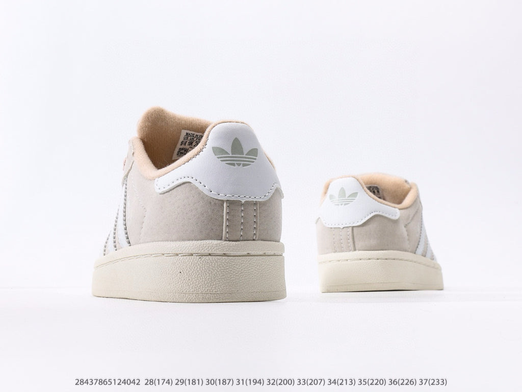 Adidas bread Dexter lace-up pig leather sneakers light pink"