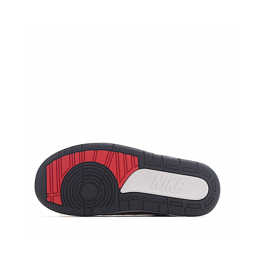 Jordan 2 retro running shoes for kids " red, black, navy, beige"