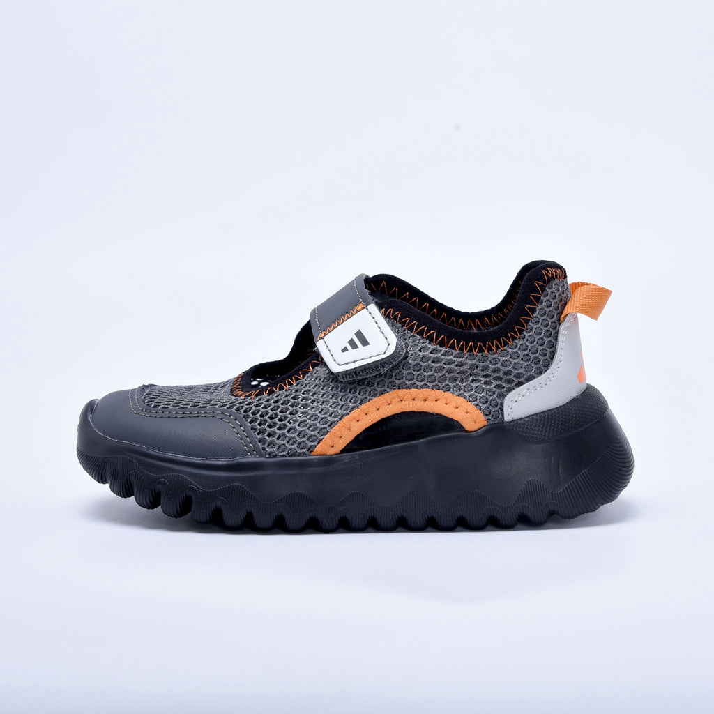Adidas mesh single buckle sandals "black"