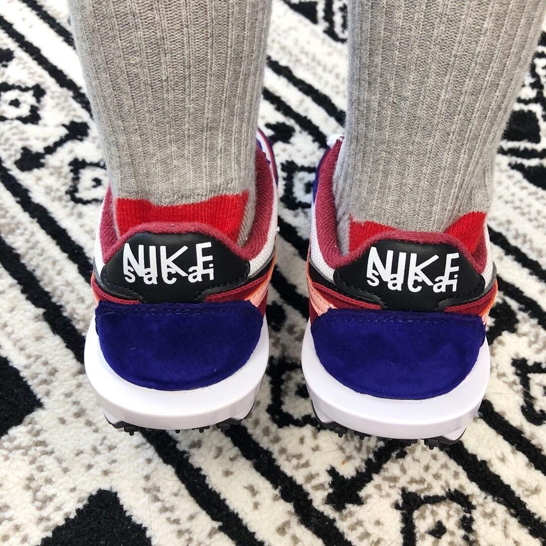 Nike Waffle Casual Jogging Shoes Deconstructed Double Hook