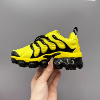 Nike AIR MAX plus full-length air cushion children's sports shoes "yellow"