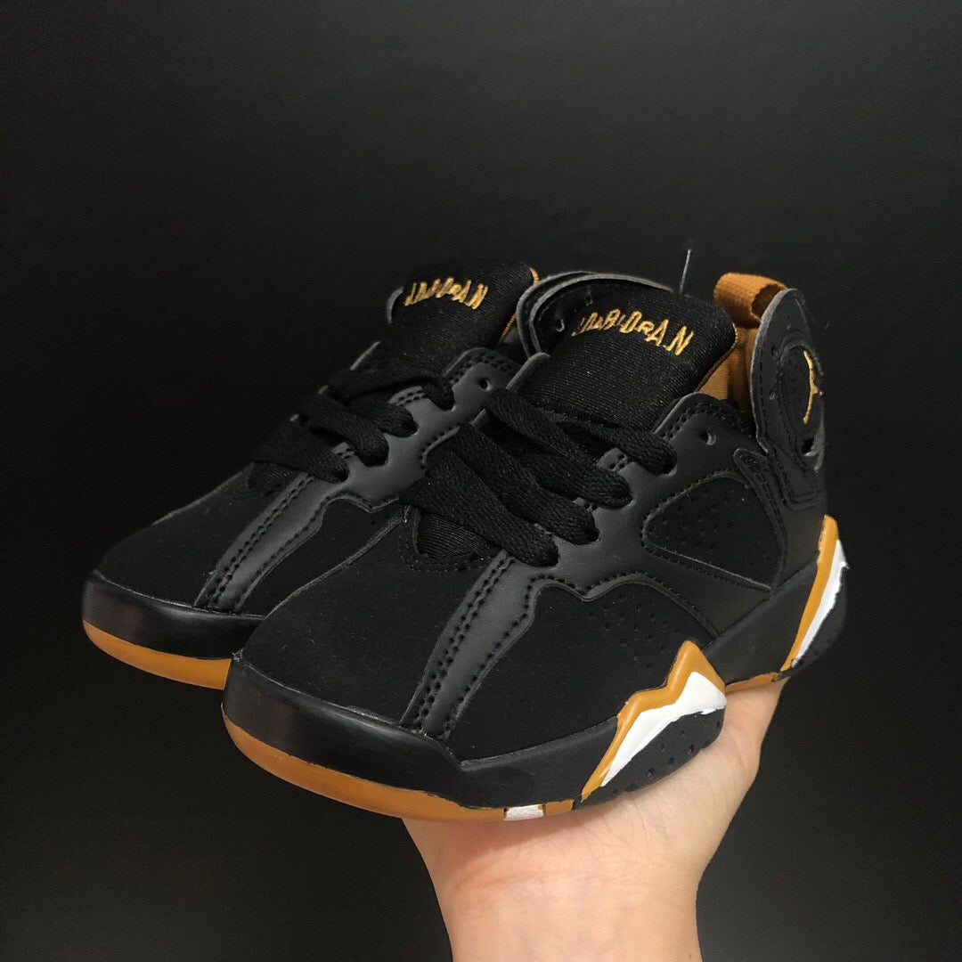 Jordan 7" black, gold"