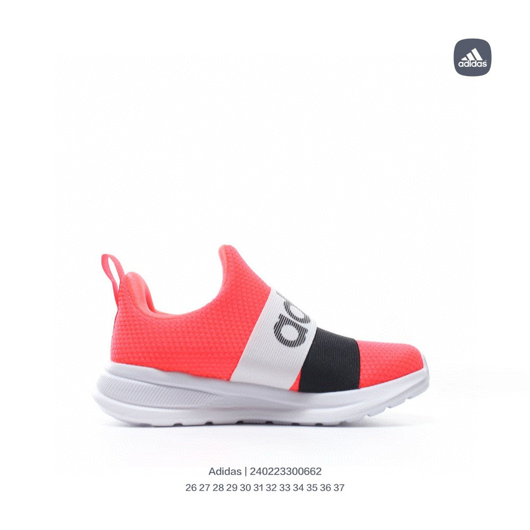 AD Kids' Slip-On Elastic Casual Sneakers" red"