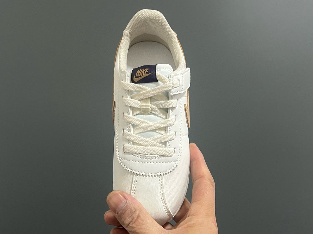 Nike Forrest Gump Classic Velcro Kids Shoes" white, beige"