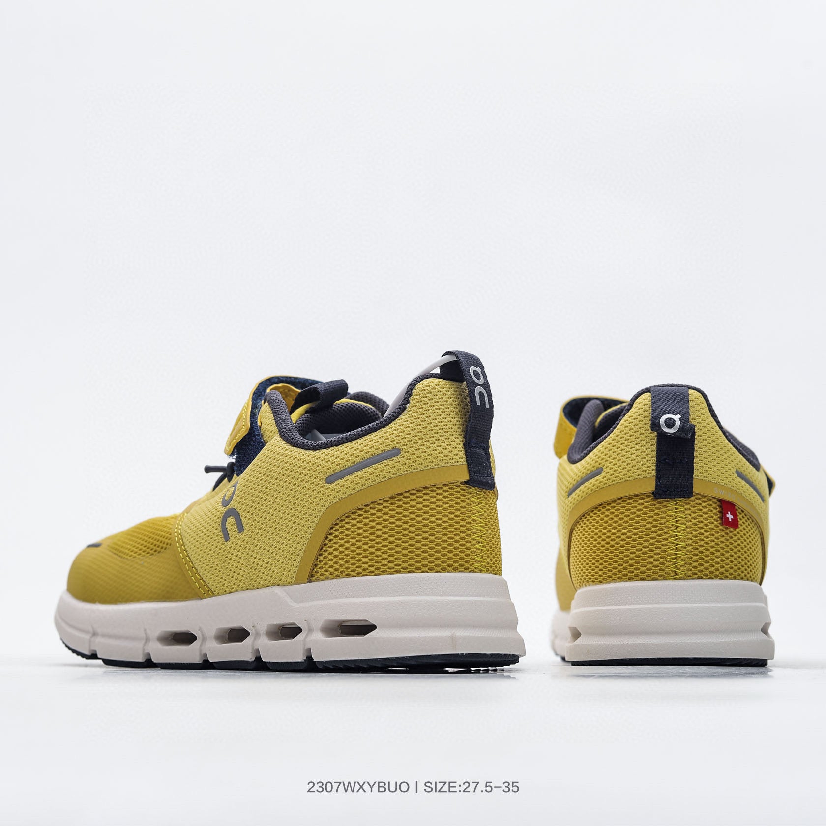 ON Cloud running comprehensive sports shoes "  yellow"
