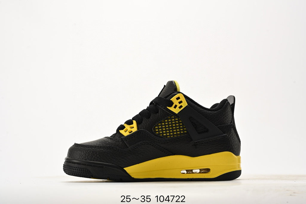 Joe 4 air cushion high quality children's shoes " black, yellow"