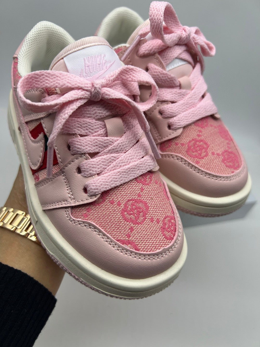 Adidas cute shell toe spring soft bottom sneakers " pink"