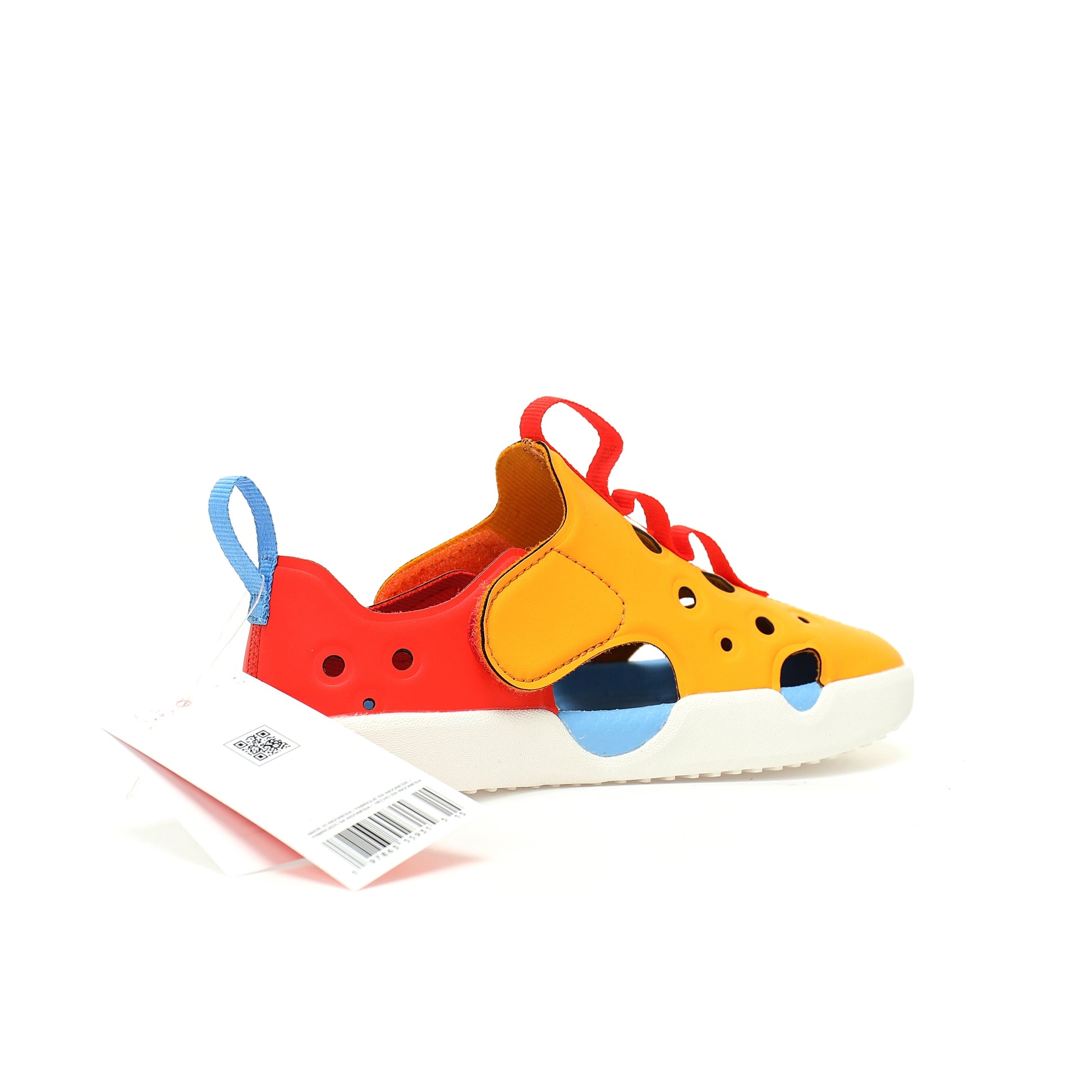 NK new SUNRAY PROTECT 4th generation children's beach hollow sandals" orange, yellow"