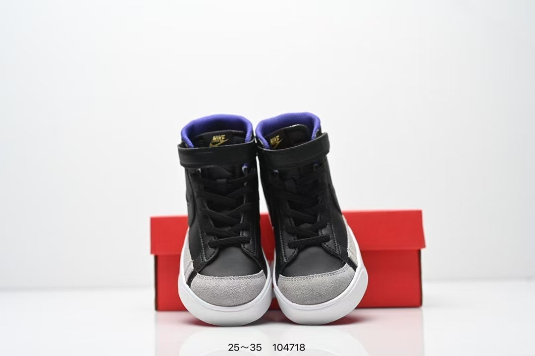 Nike Trail Blazers High-Top Velcro Kids Shoes