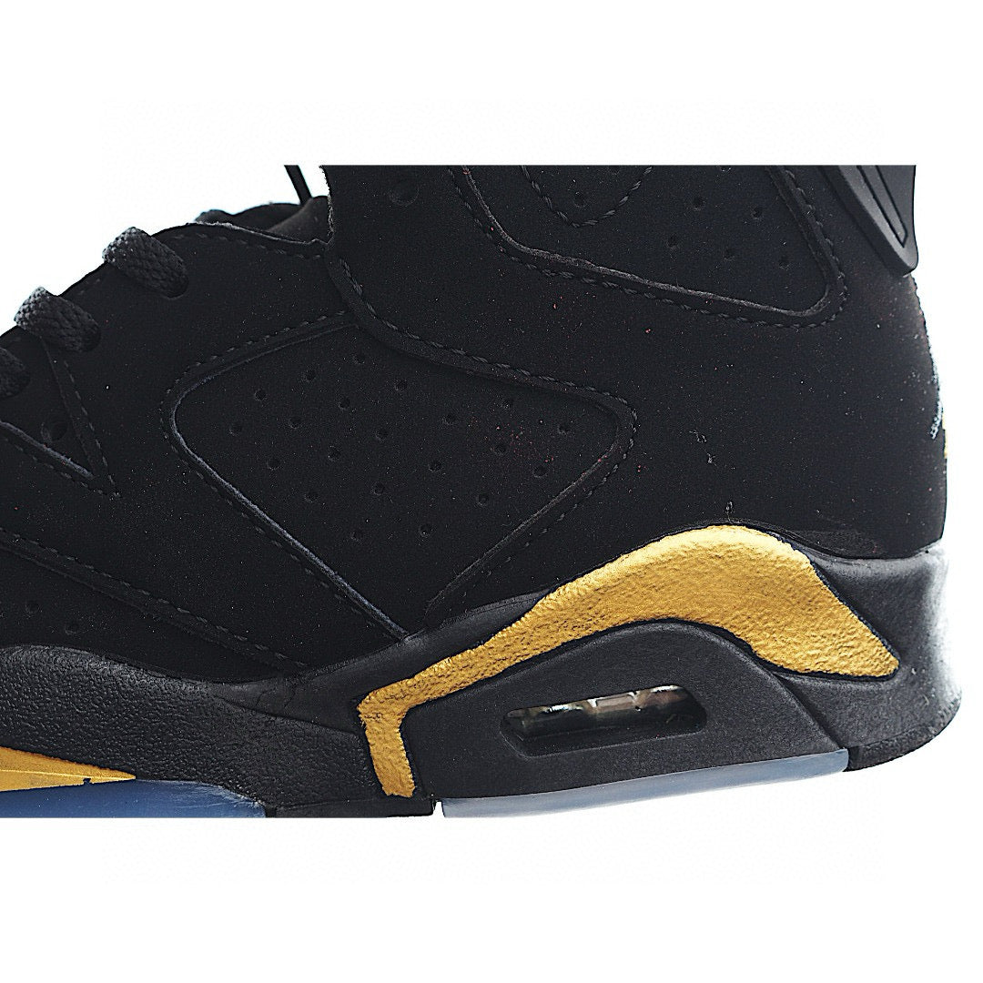 Joe 6 Air Cushion Basketball Shoes for Kids" black, gold"