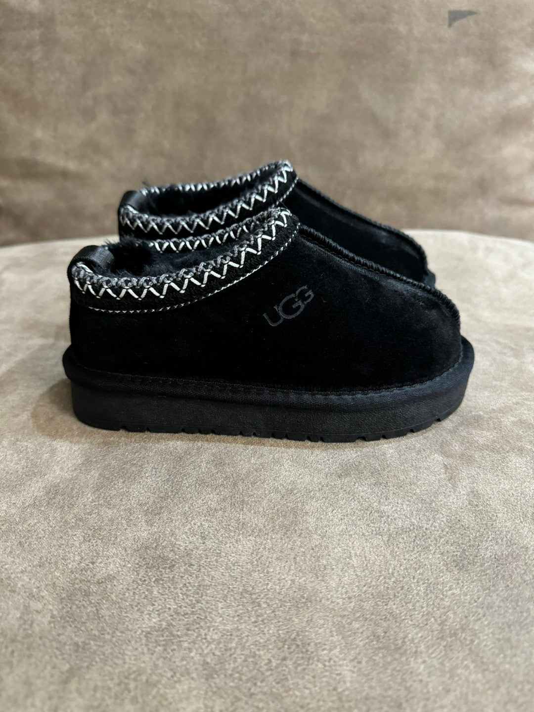 U-GG ethnic style fur short tube snow boots children's shoes