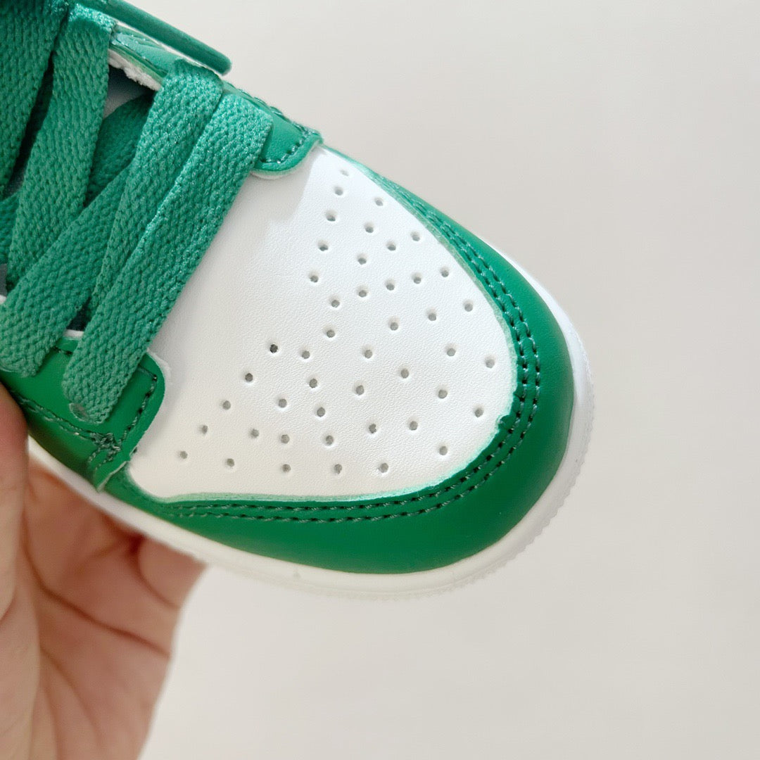 AJ1 Super Mario joint" white, green"