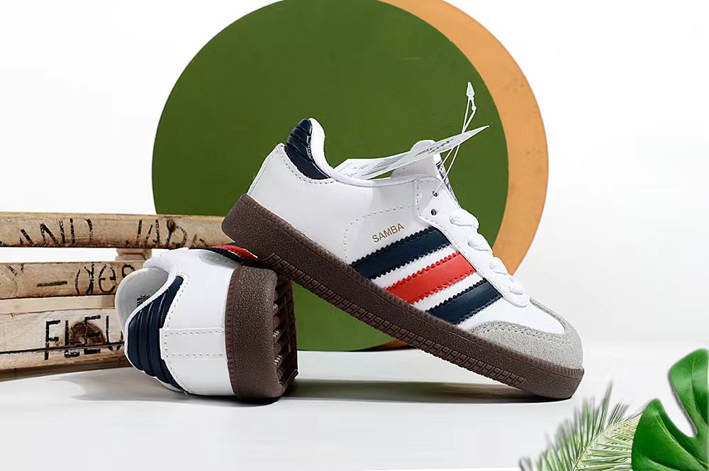 Adidas children's training shoes" white"