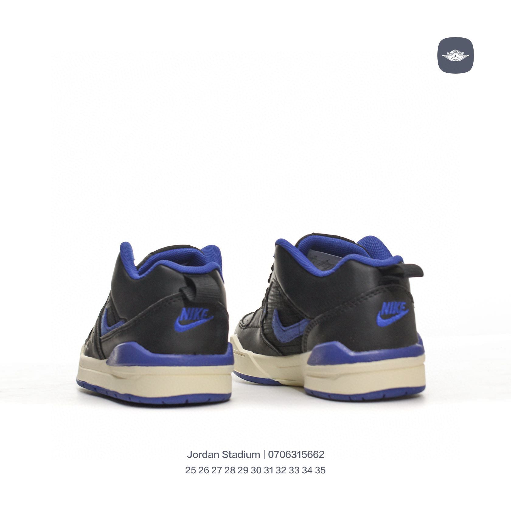 Jordan Stadium sneakers for kid" black, blue"