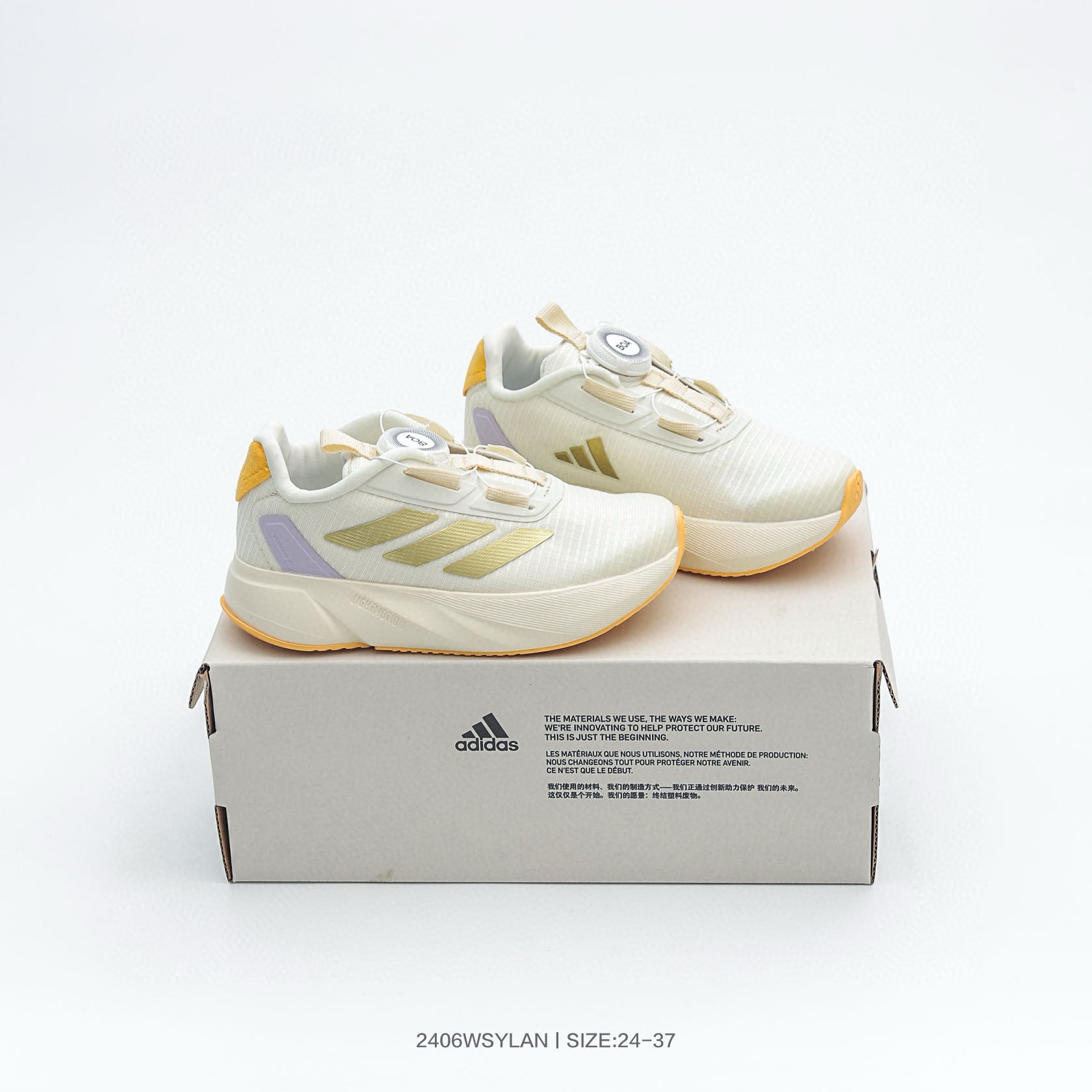 Adidas training running shoes "White,& orange"