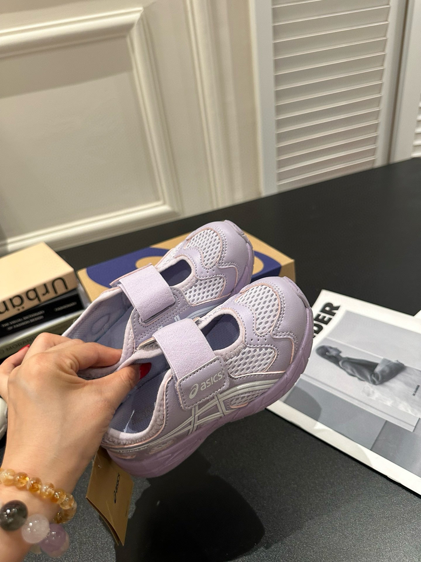 YSS closed toe sandals "light purple "