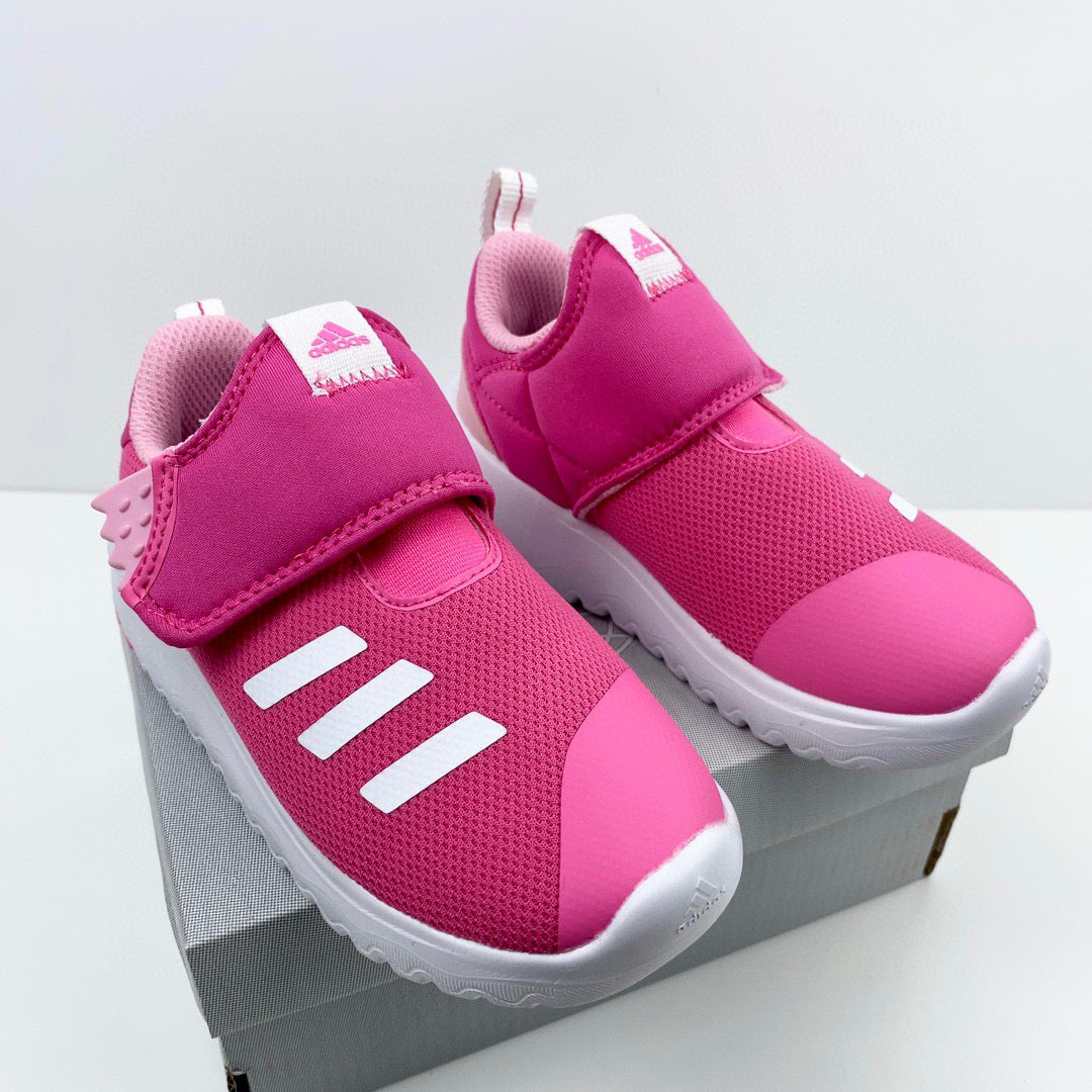 Adidas big wing children's shoes" white, pink"