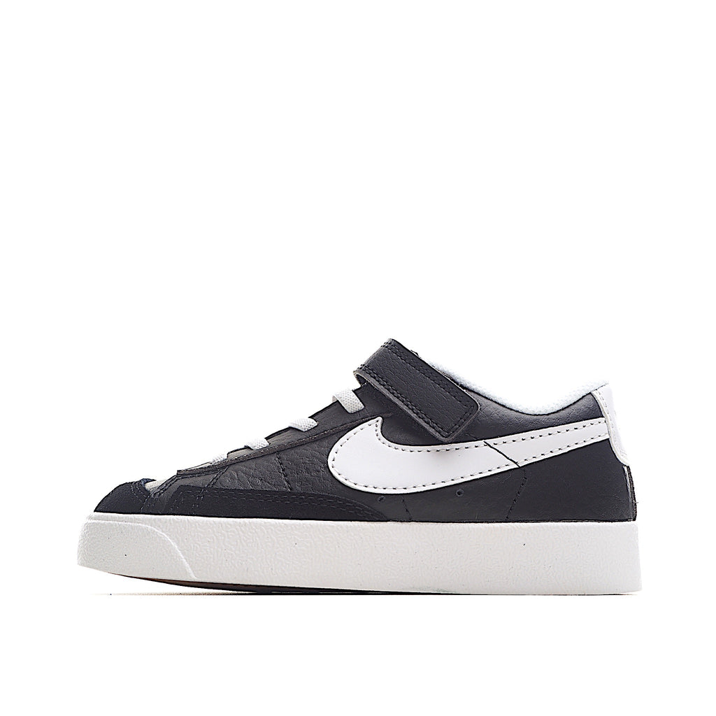 Trail Blazers Velcro Low-Top Kids Sneakers" black, white"