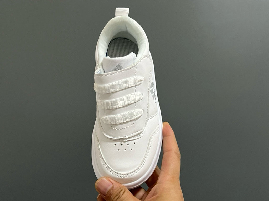 Adidas Little Dragon joint Velcro children's shoes" white"