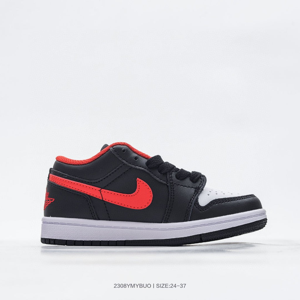 Joe 1 low-top children's shoes" black, red, white"
