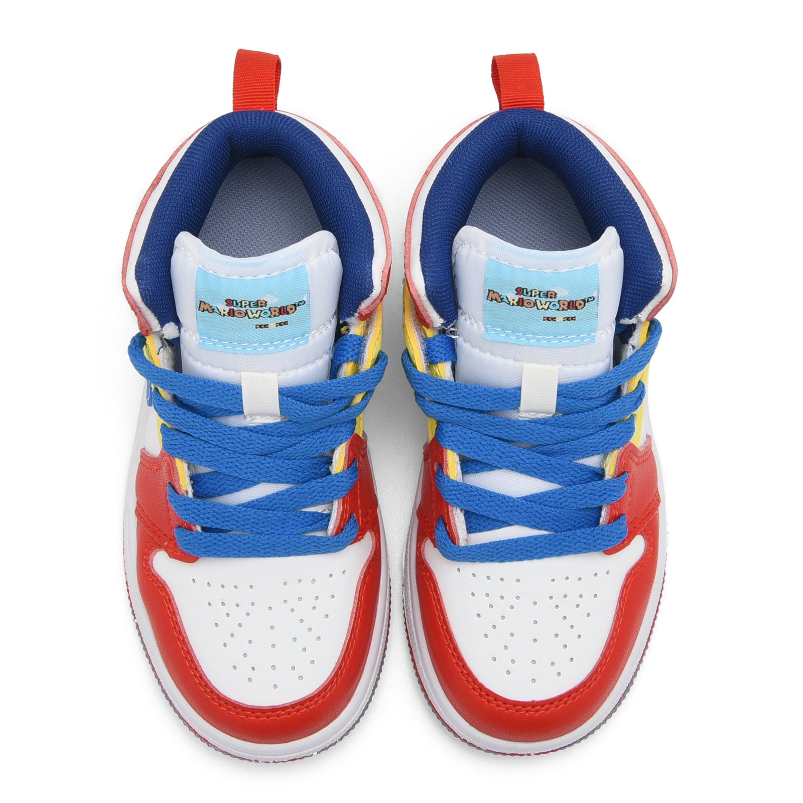 AJ-127" white, red"