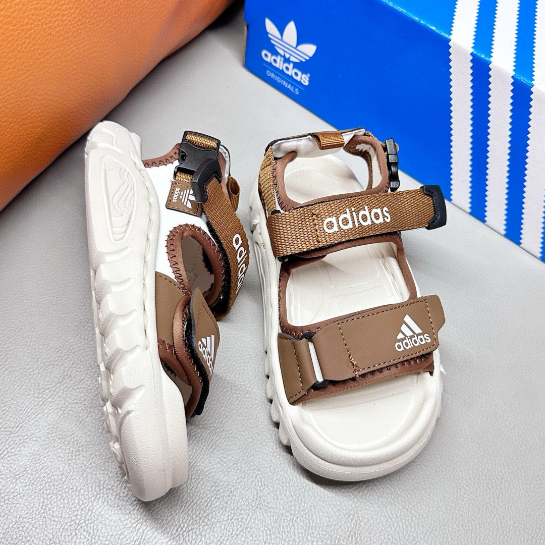 Adidas outdoor closed toe children's sandals" brown"