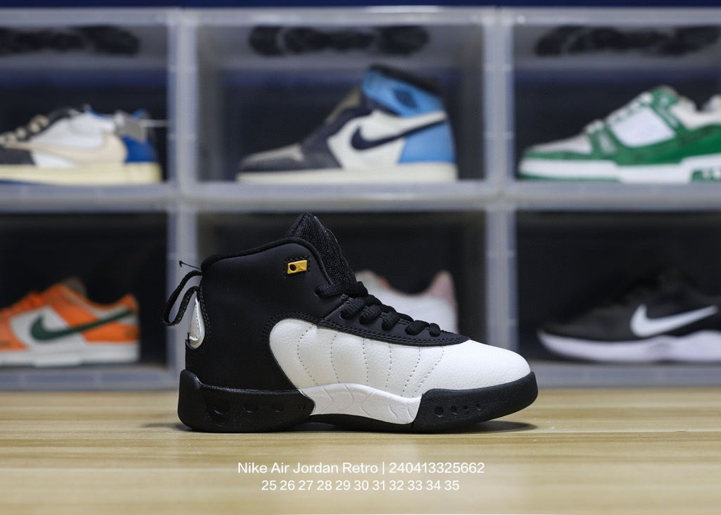 Jordan trendy children's shoes" white, black"