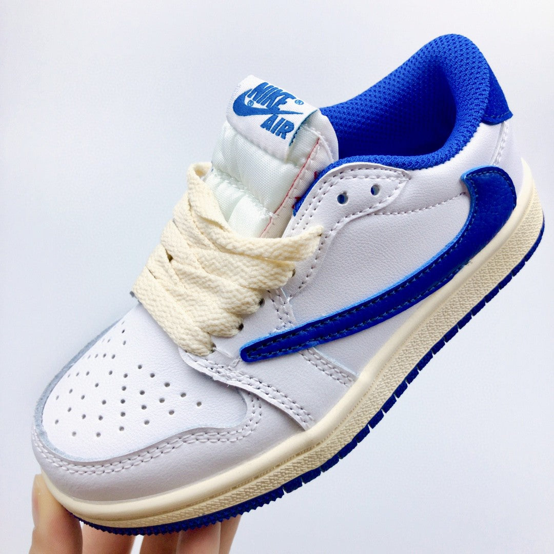 Jordan low-top reverse hook black warrior" white, blue"