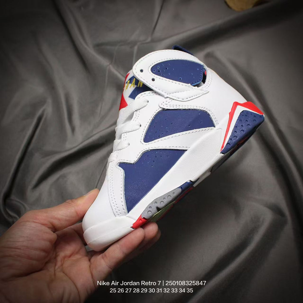 Joe 7 children's shoes" white, blue"
