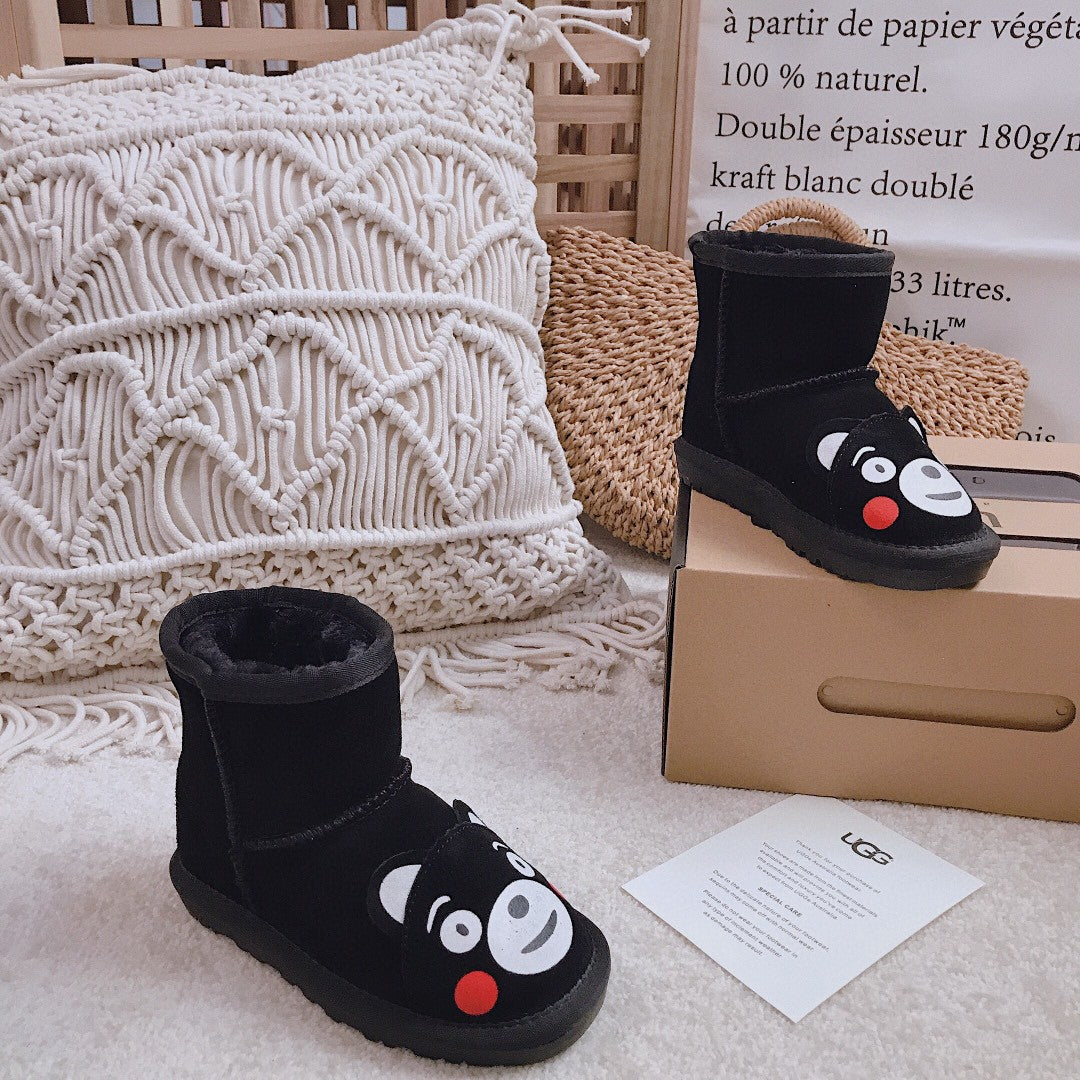 UGG children's shoes cartoon series" black"