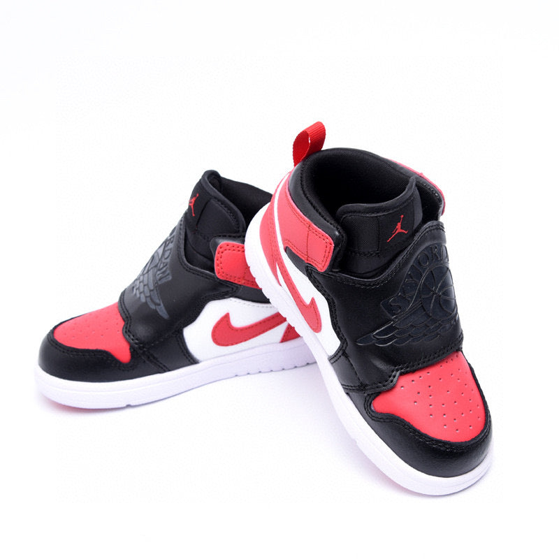 Jordan Wings Kids Shoes" white, black, red"