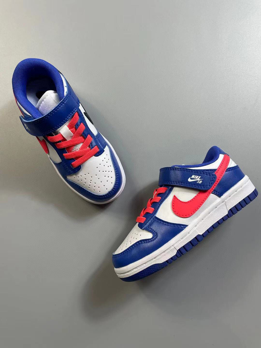 Nike SB single buckle sneakers" white, blue"