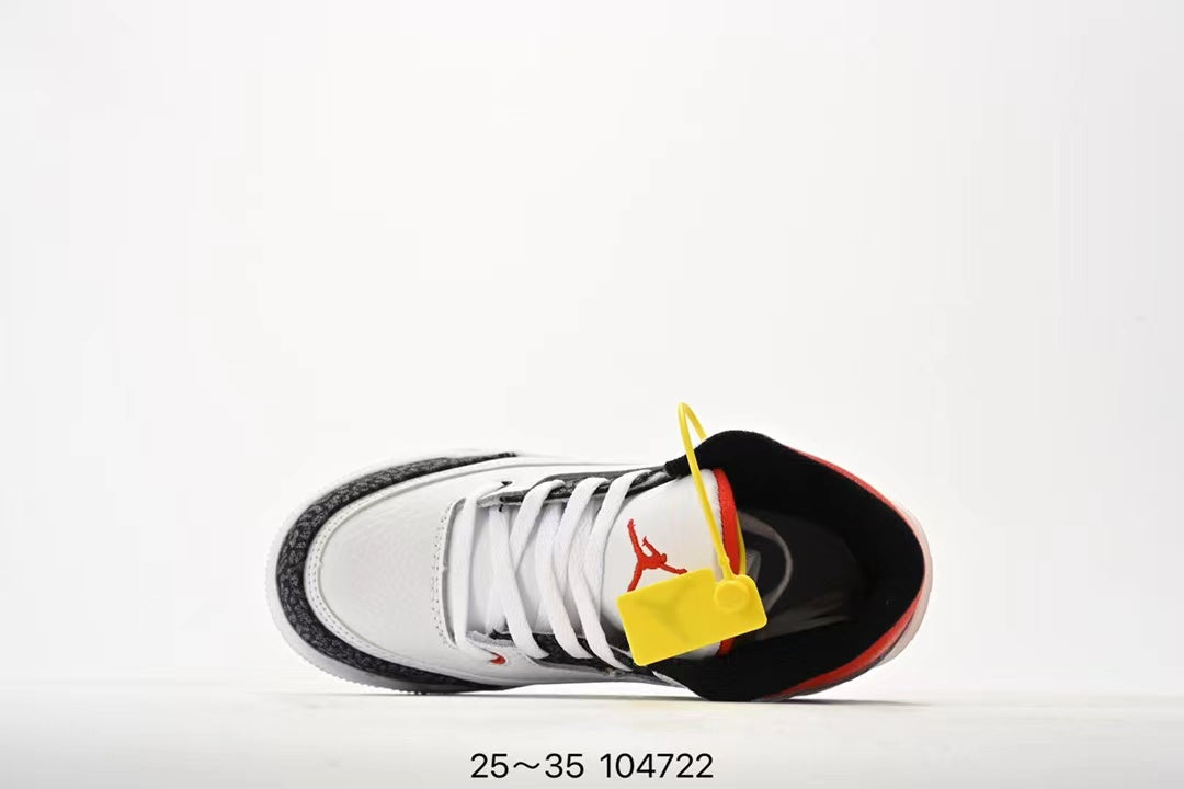 Joe 3" white, black"