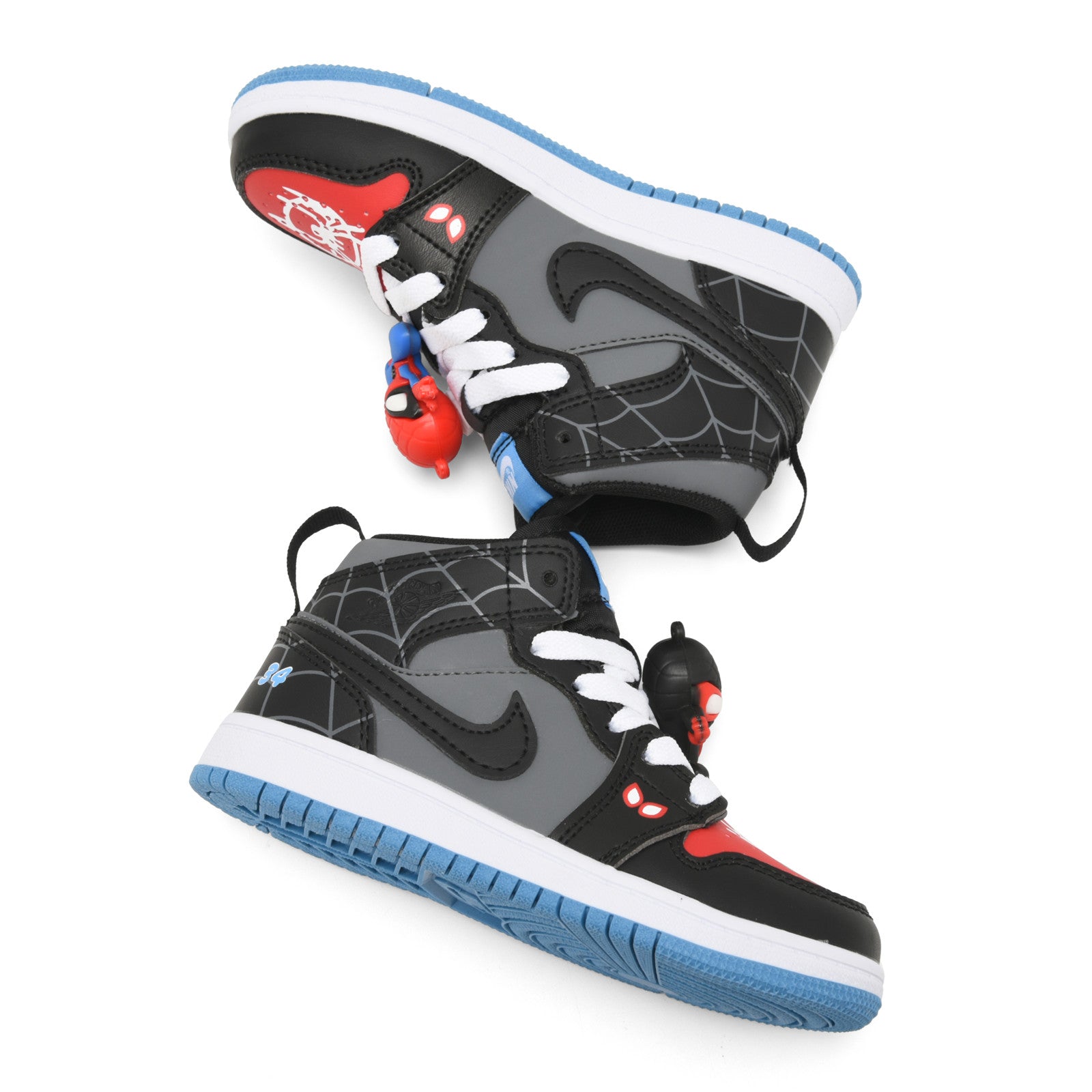 ordan/Jordan children's shoes Spider-Man cartoon doll" black, gray, red"