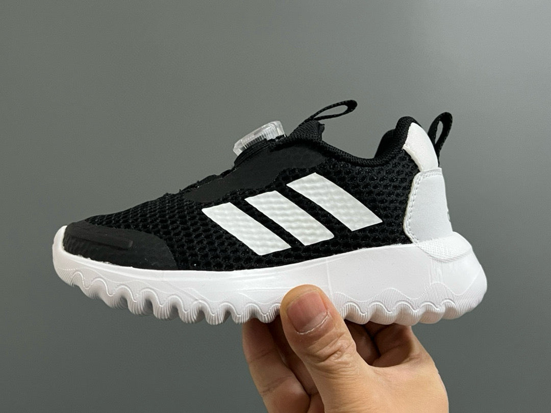 Adidas BOA lock 3 mesh shoes for children" black, white"